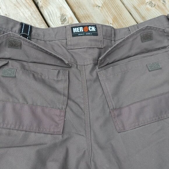 HEROCK WORK WEAR SHORTS Men's Size 40 EUC Grey Carpenter Roofer Construction - Picture 4 of 9